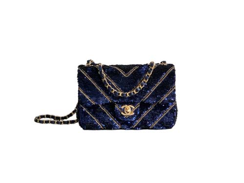 Chanel 21cm Royal Blue S