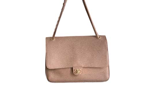 Chanel 33cm Khaki Graine