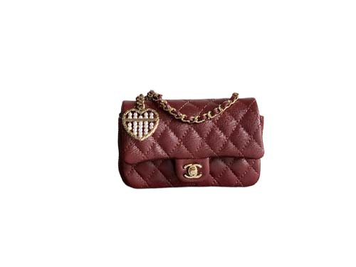 Chanel Burgundy Lambskin