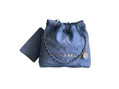 Chanel 22 Dusty Denim Bl