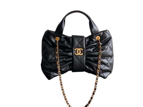 Chanel Bow Handbag Black