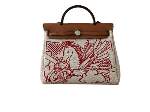 Hermès Herbag 31 Saddle 