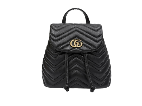 Gucci Noir Black GG Marm
