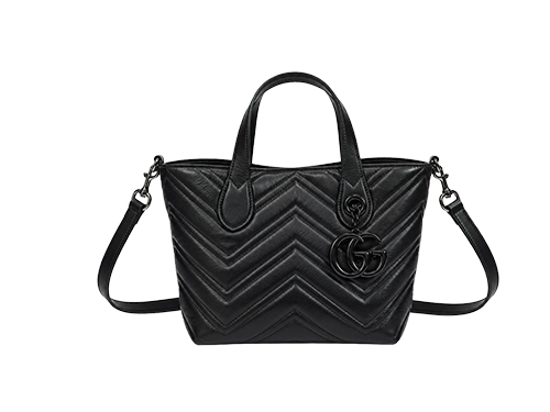 Gucci Noir Black GG Marm