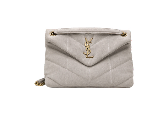 YSL Pearl Ivory Suede Lo