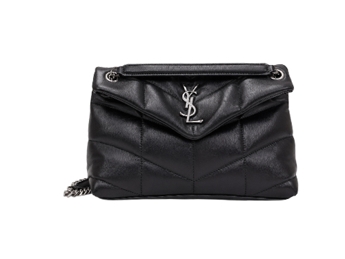 YSL Noir Black Loulou Pu