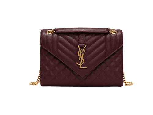 YSL Burgundy Wine Envelo