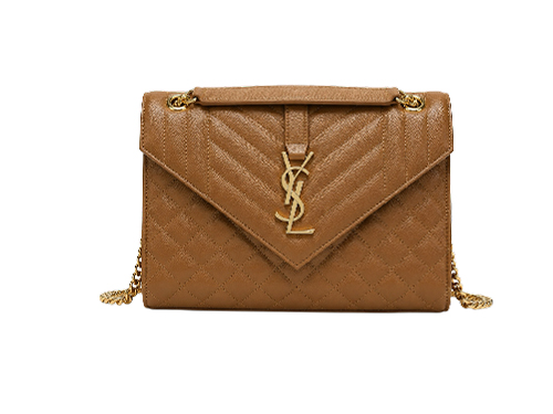 YSL Caramel Brown Envelo