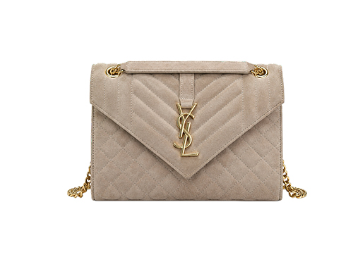 YSL Pearl Beige Suede En