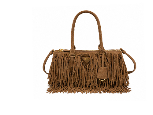 Prada Saddle Fringe Gall