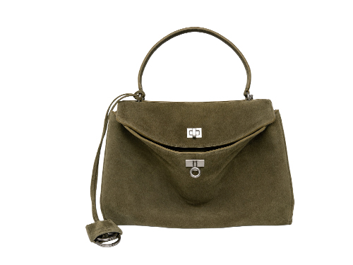 Balenciaga Olive Suede R